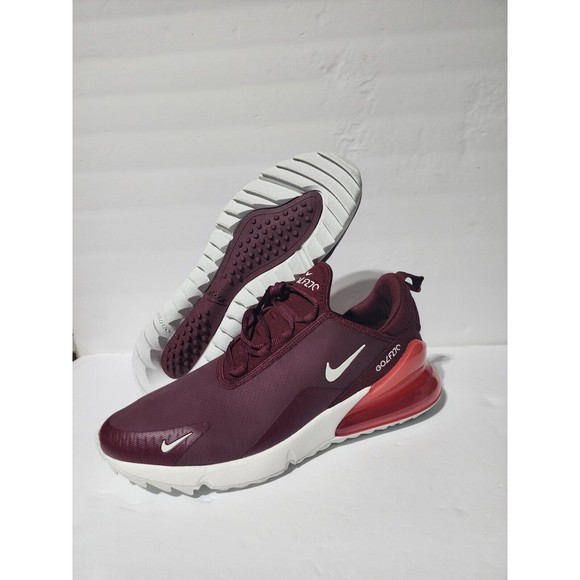 Nike Air Max 270 Golf, Dark Beetroot/Pink Salt | Size 11.5 Men\'s CK6483-600 main image 5